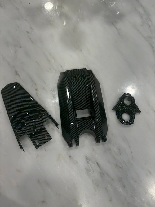 Carbon fiber Style Bundle (fender, battery, ignition) Carbon Moto
