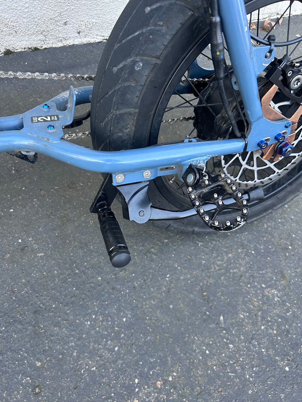 Ebike Universal mx style pegs Ckv’s Garage