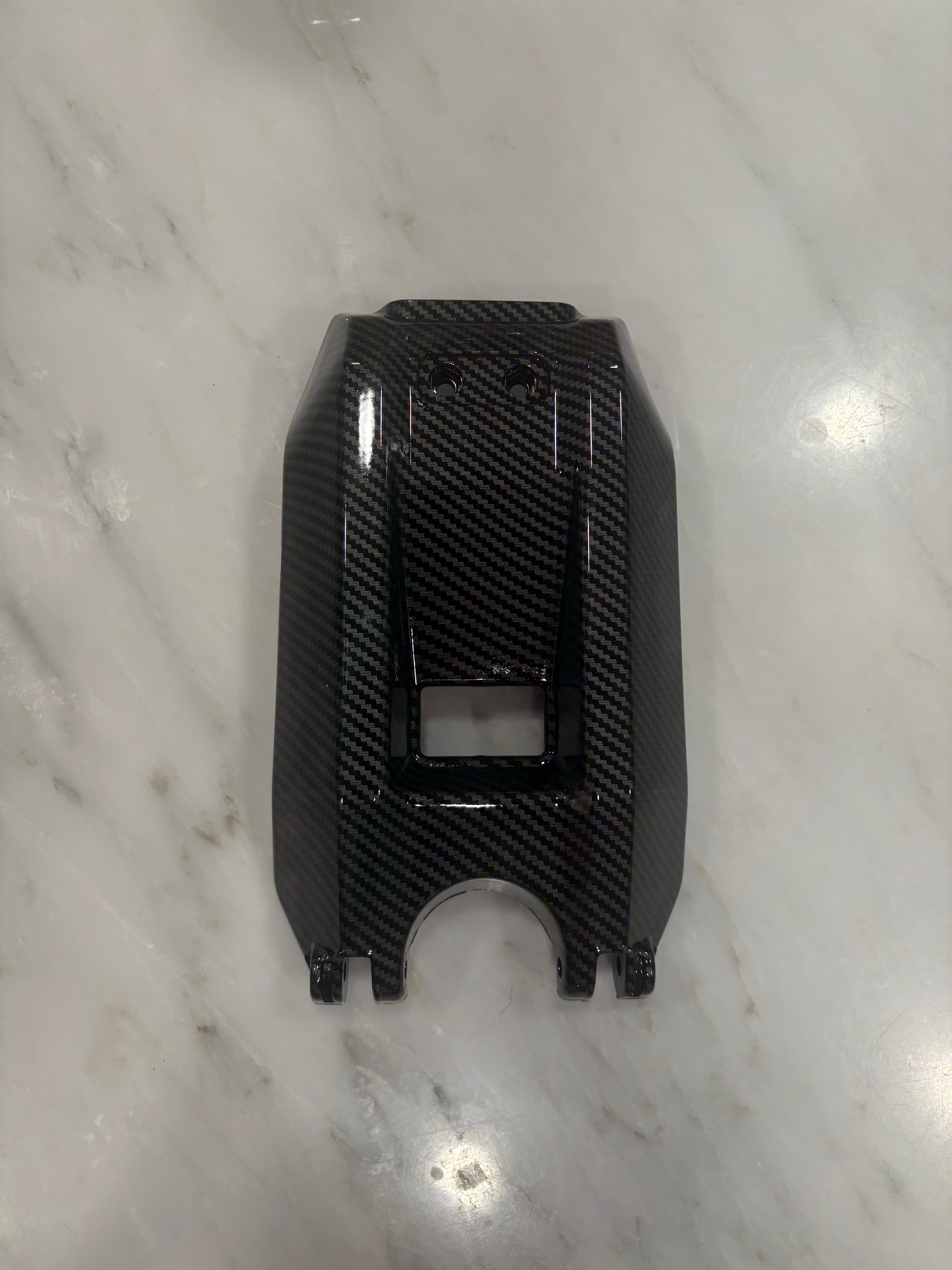 Carbon Fiber Style Battery Lid Carbon Moto