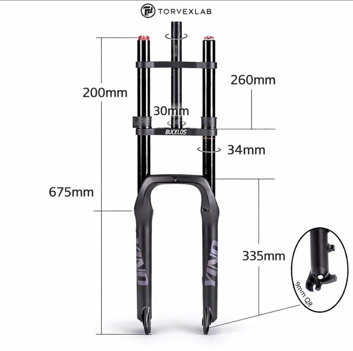 Front Fork for E-Bikes torvexlab