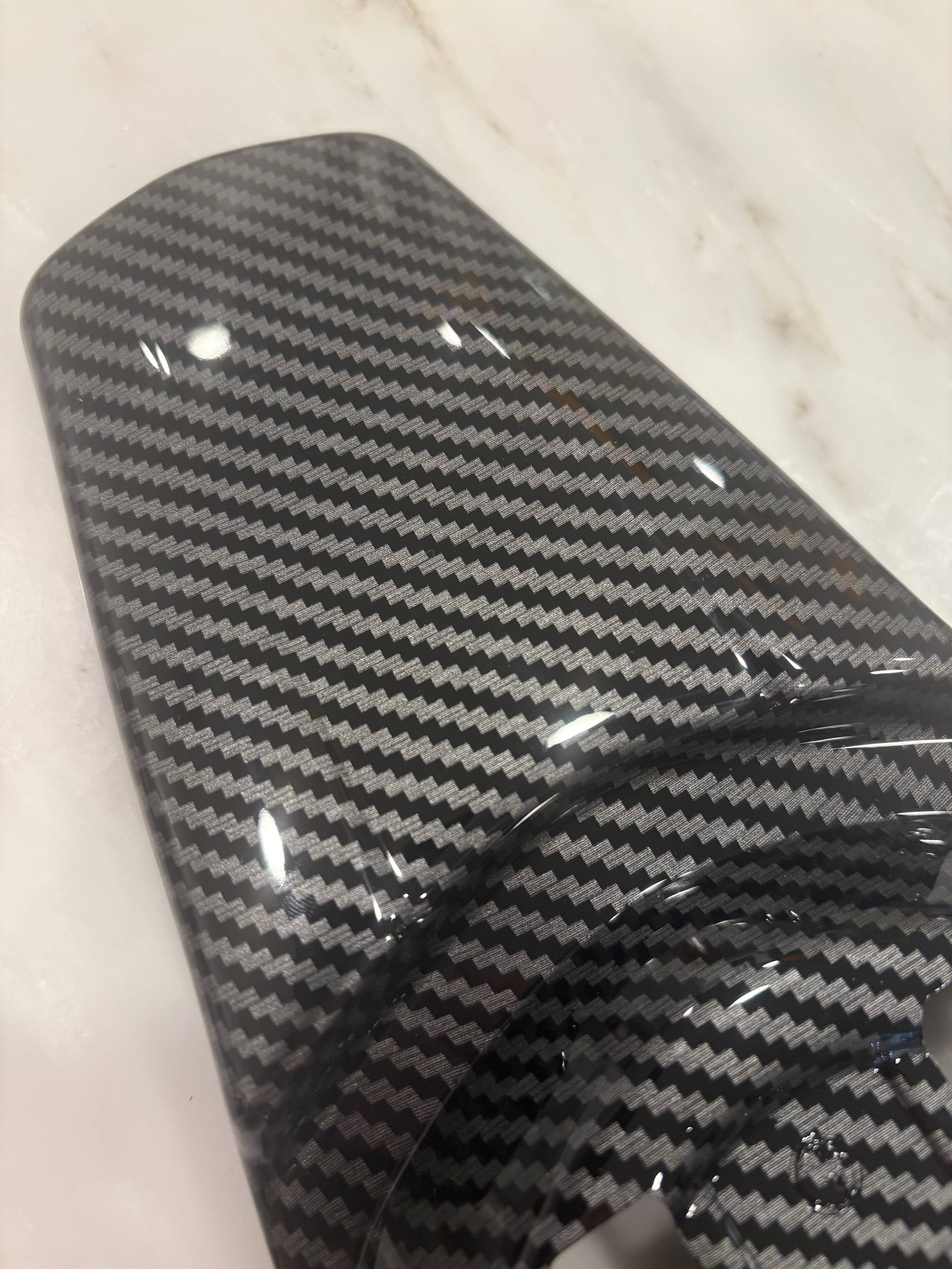 Carbon Fiber Style Rear Fender Carbon Moto