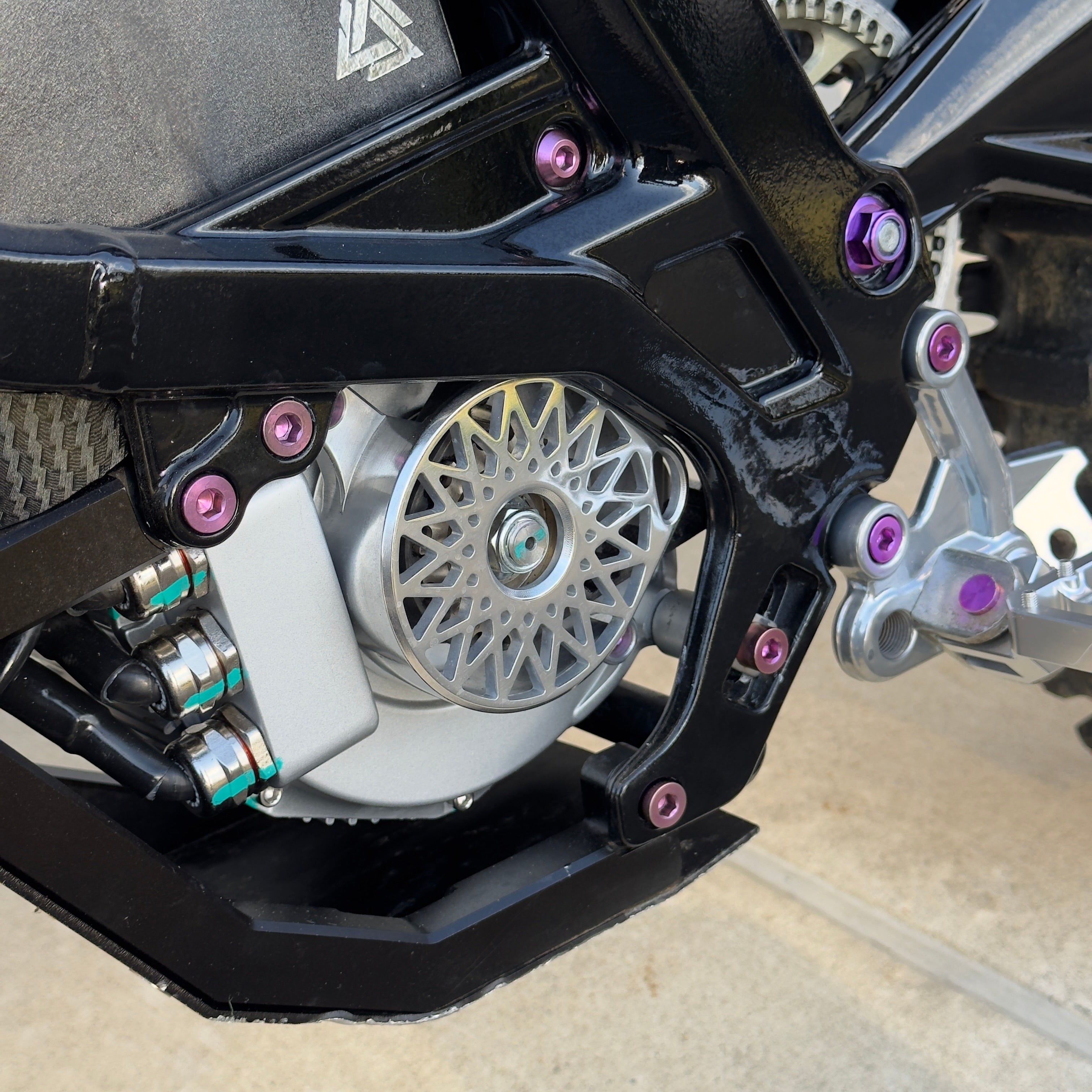 Surron LBX Aluminum Motor Cover ridemoda
